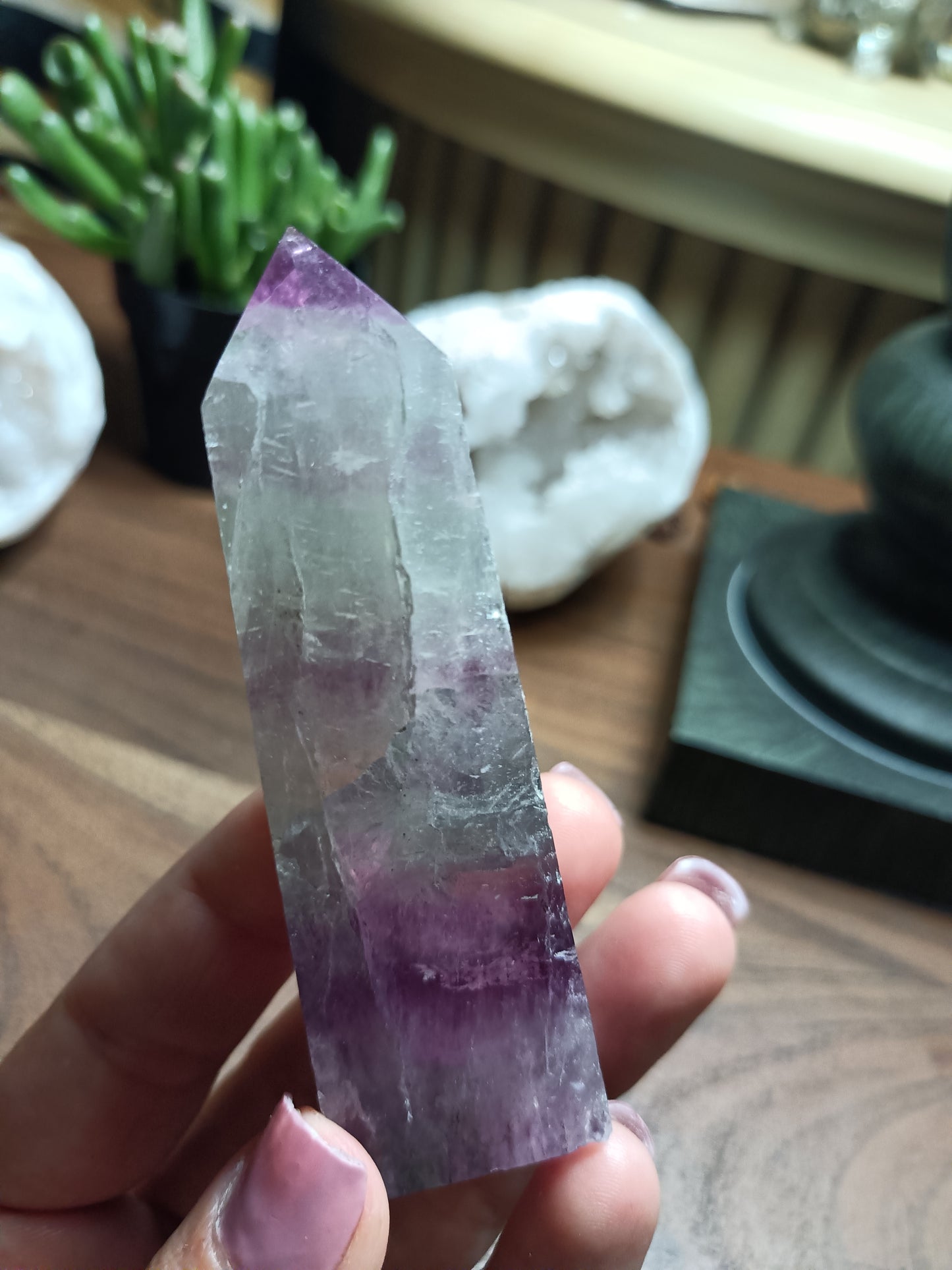 Watermelon Fluorite Tower
