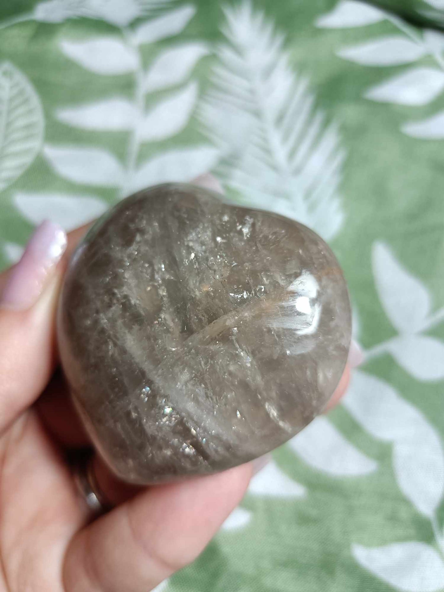 Smokey Quartz Crystal Heart