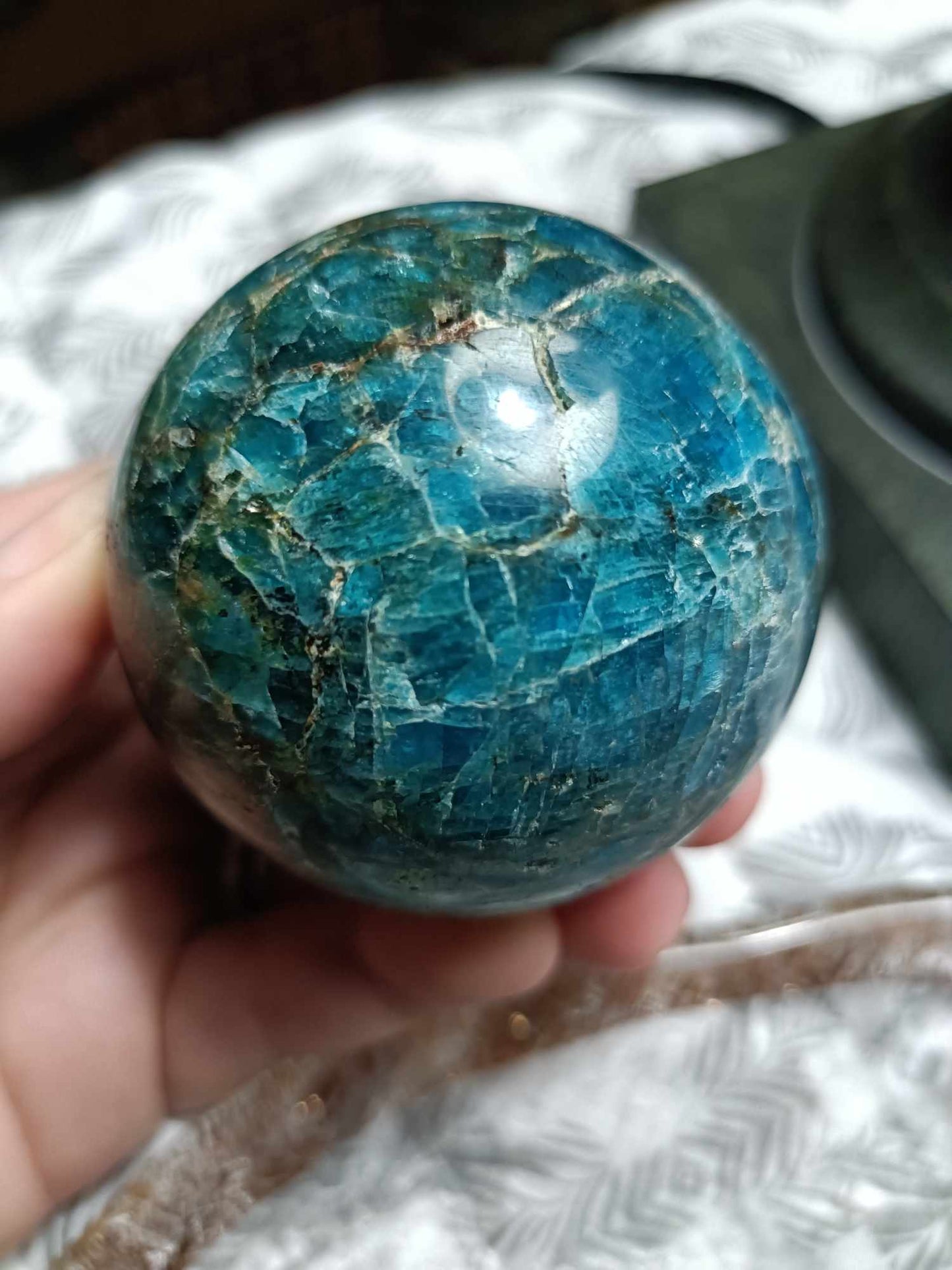 Apatite Crystal Sphere