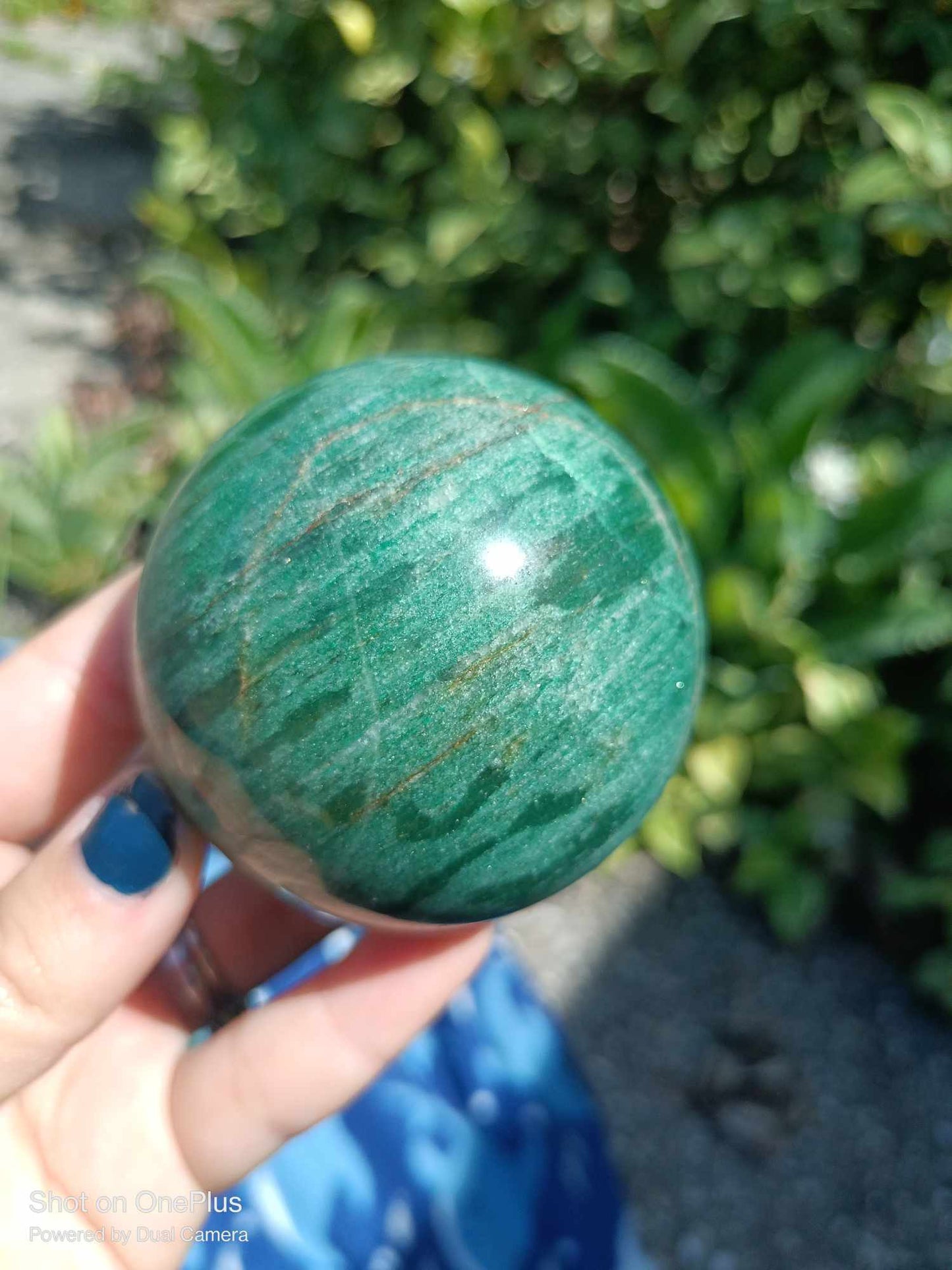 Mariposite green mineral crystalized pollished Spheres