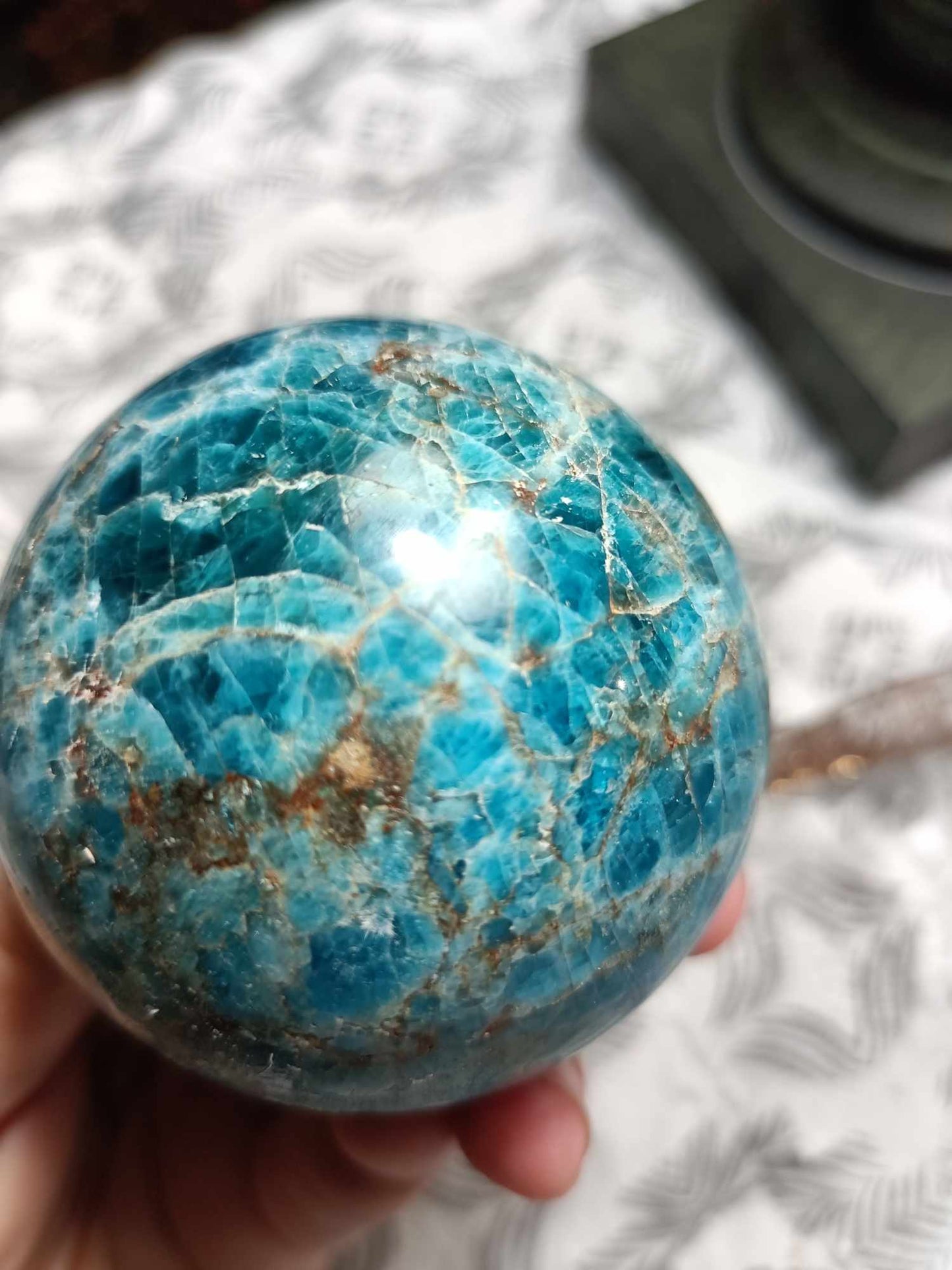Apatite Crystal Sphere