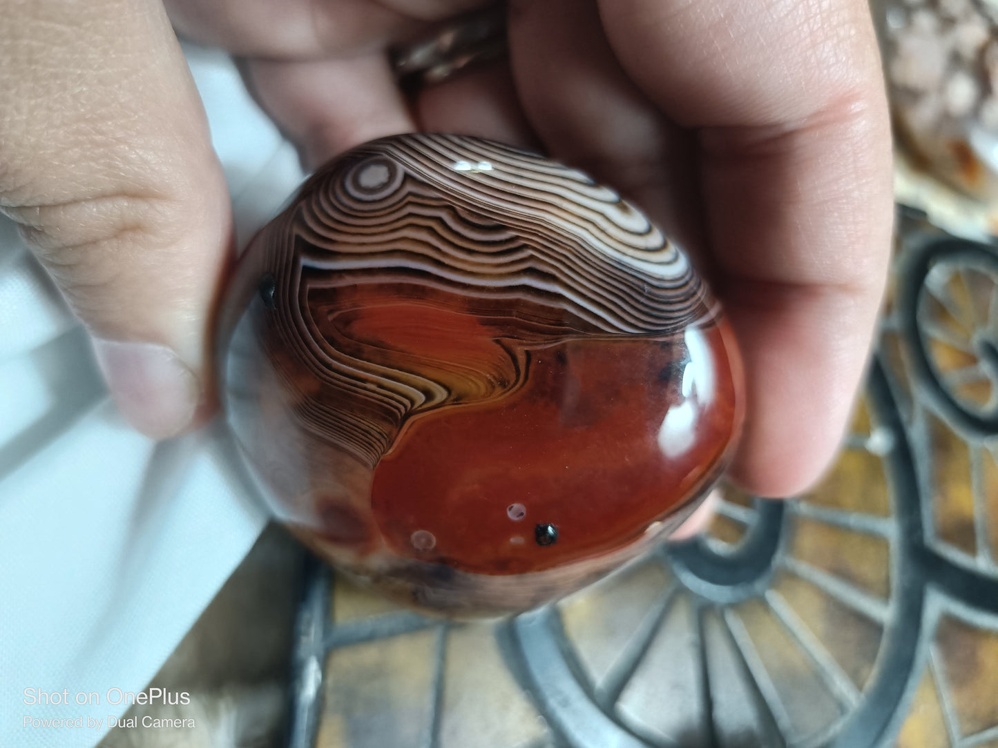 Sardonyx Palmstone