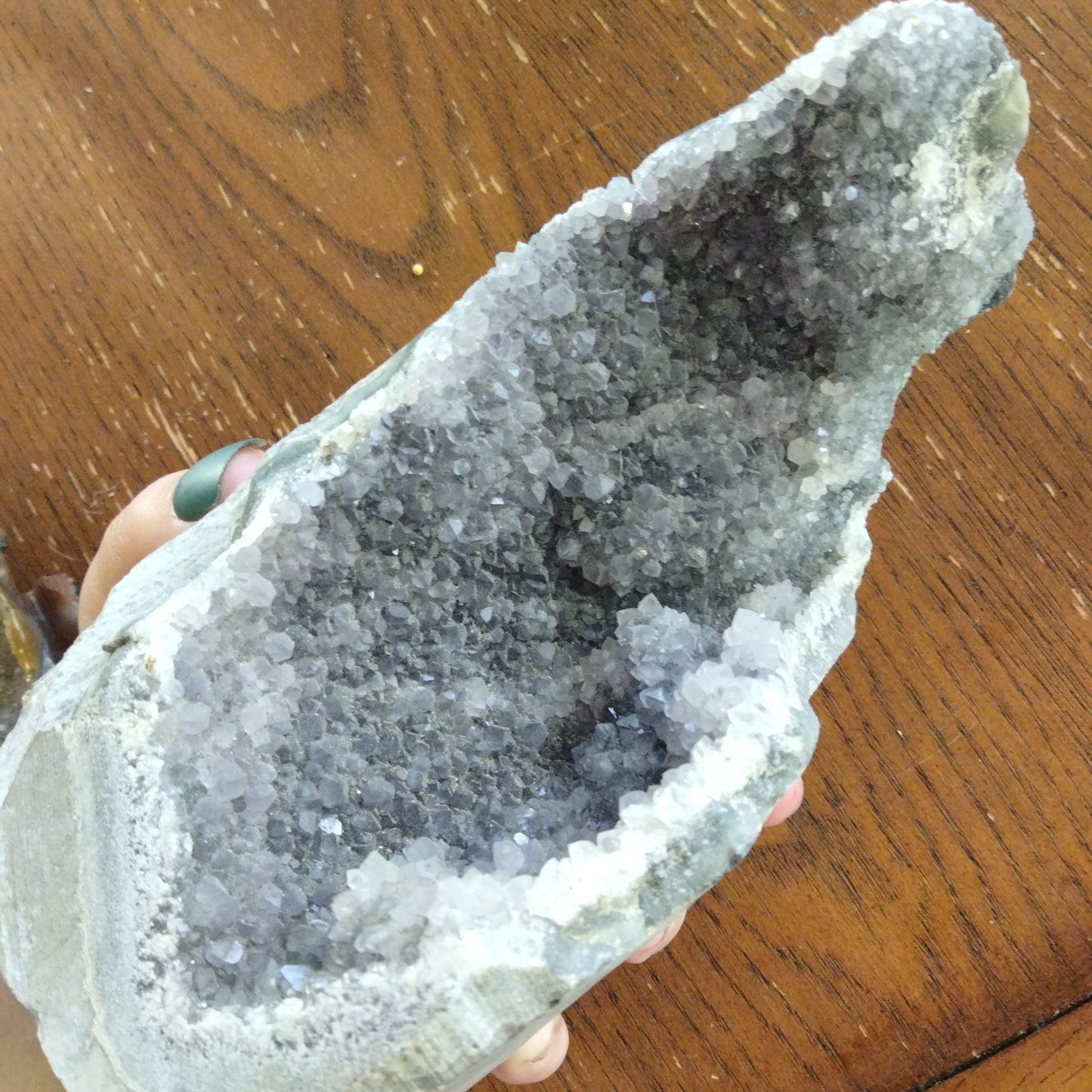 Tall Grey Amethyst Freeform