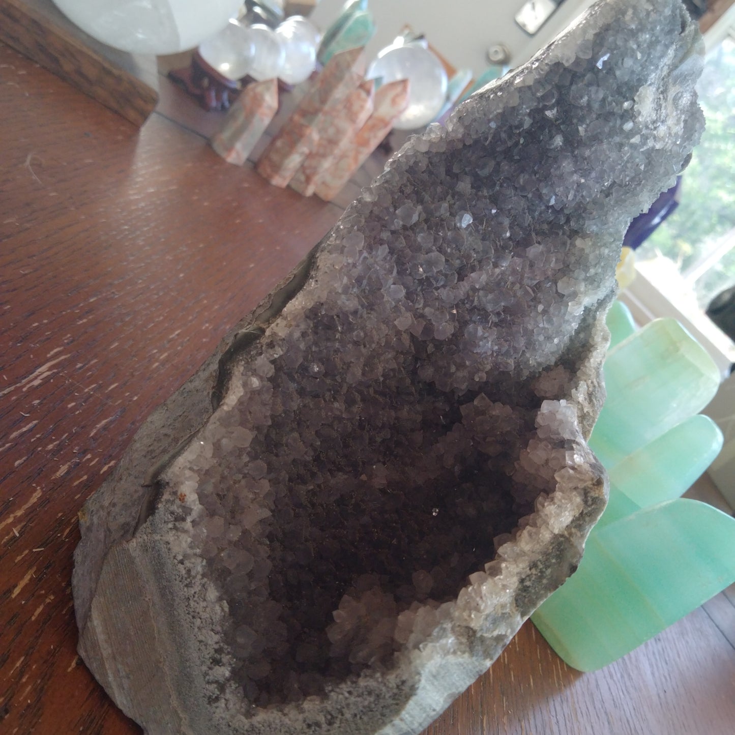 Tall Grey Amethyst Freeform