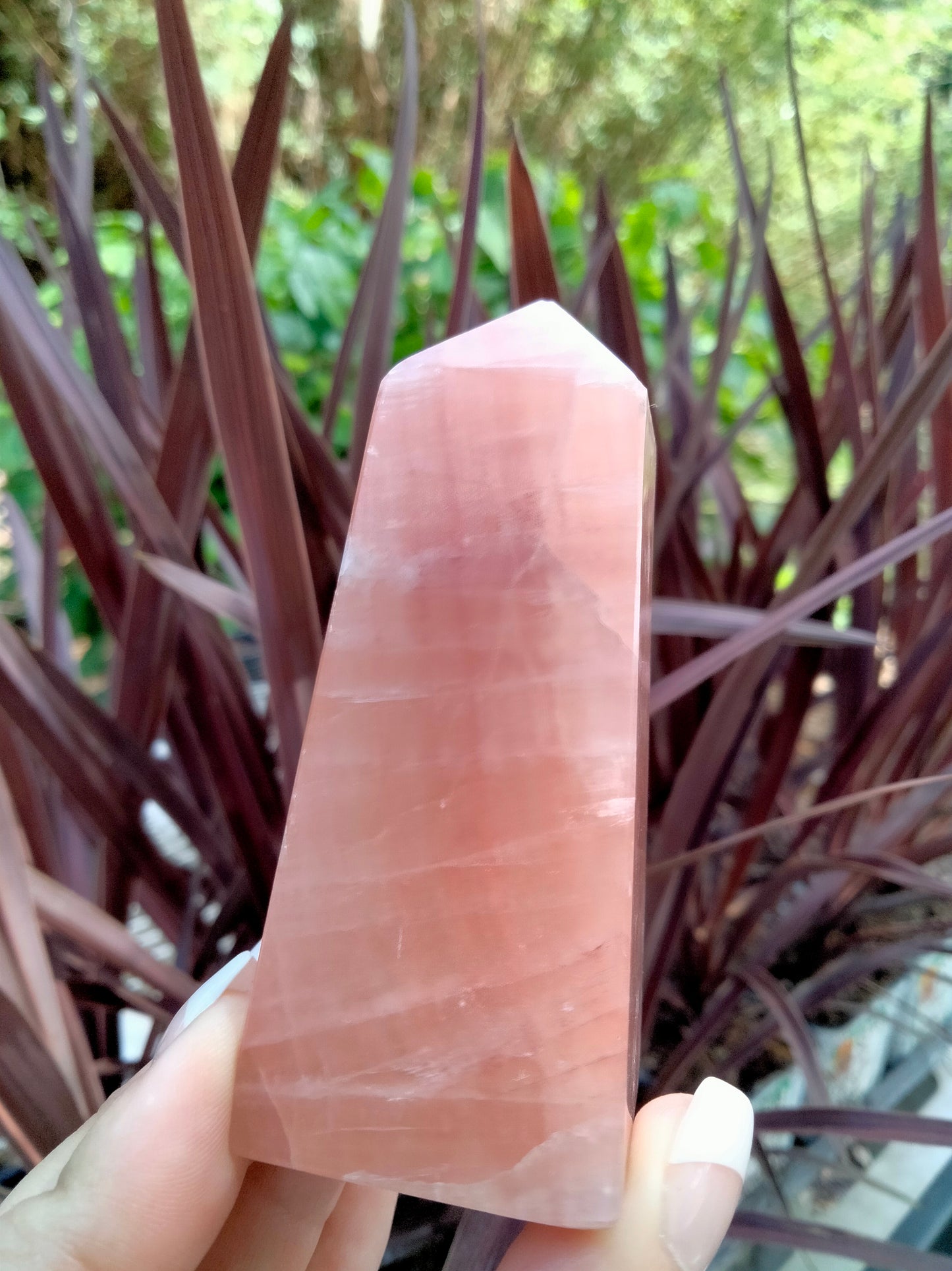 Rose calcite Tower