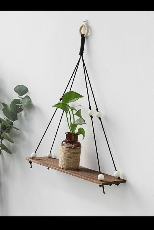 Shelf for Earth Tone Office / plant holder