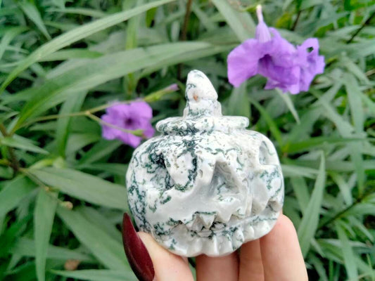 Crystal Jack O Lantern Pumpkin Halloween