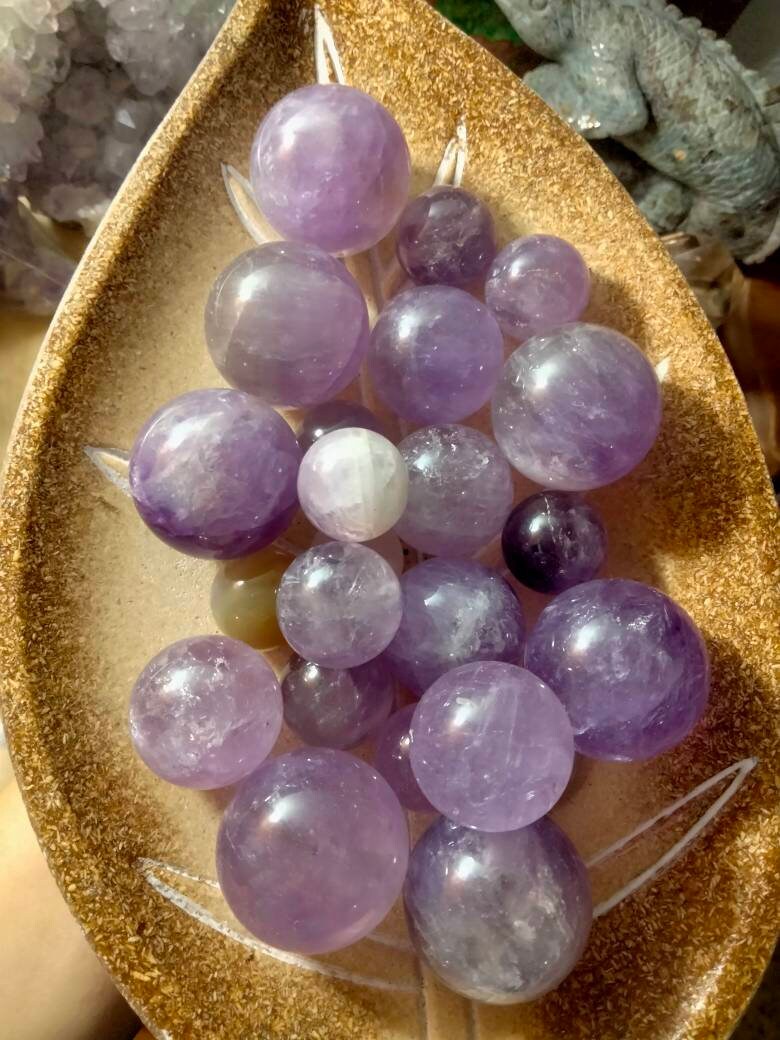 Amethyst Spheres 3 sizes