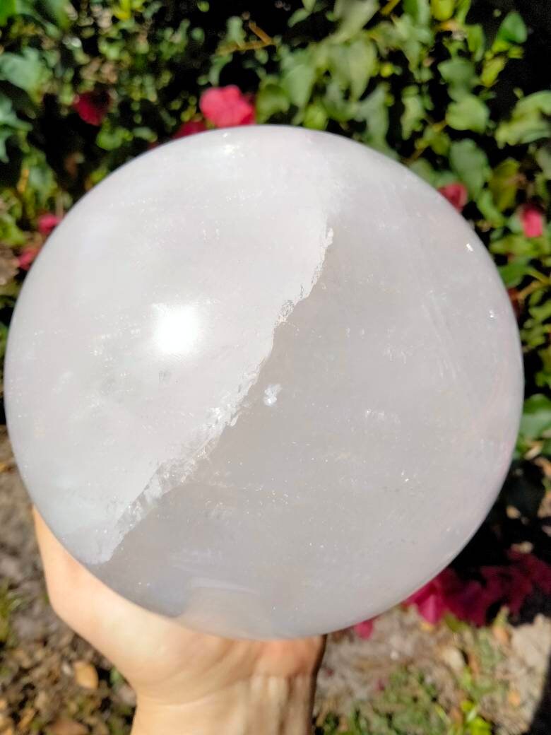 Clear Quartz Sphere Hudge