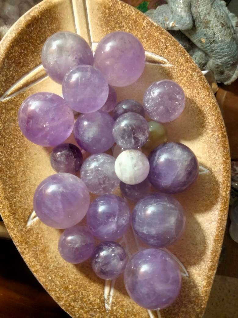 Amethyst Spheres 3 sizes