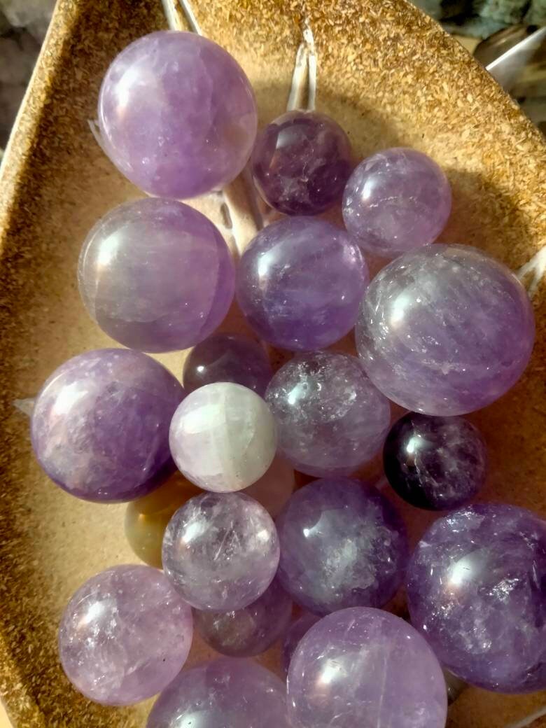 Amethyst Spheres 3 sizes