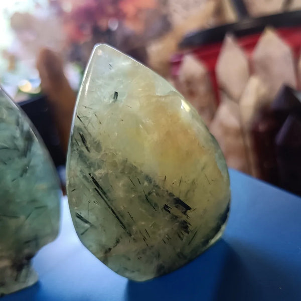 Prehnite Teardrop Freeform