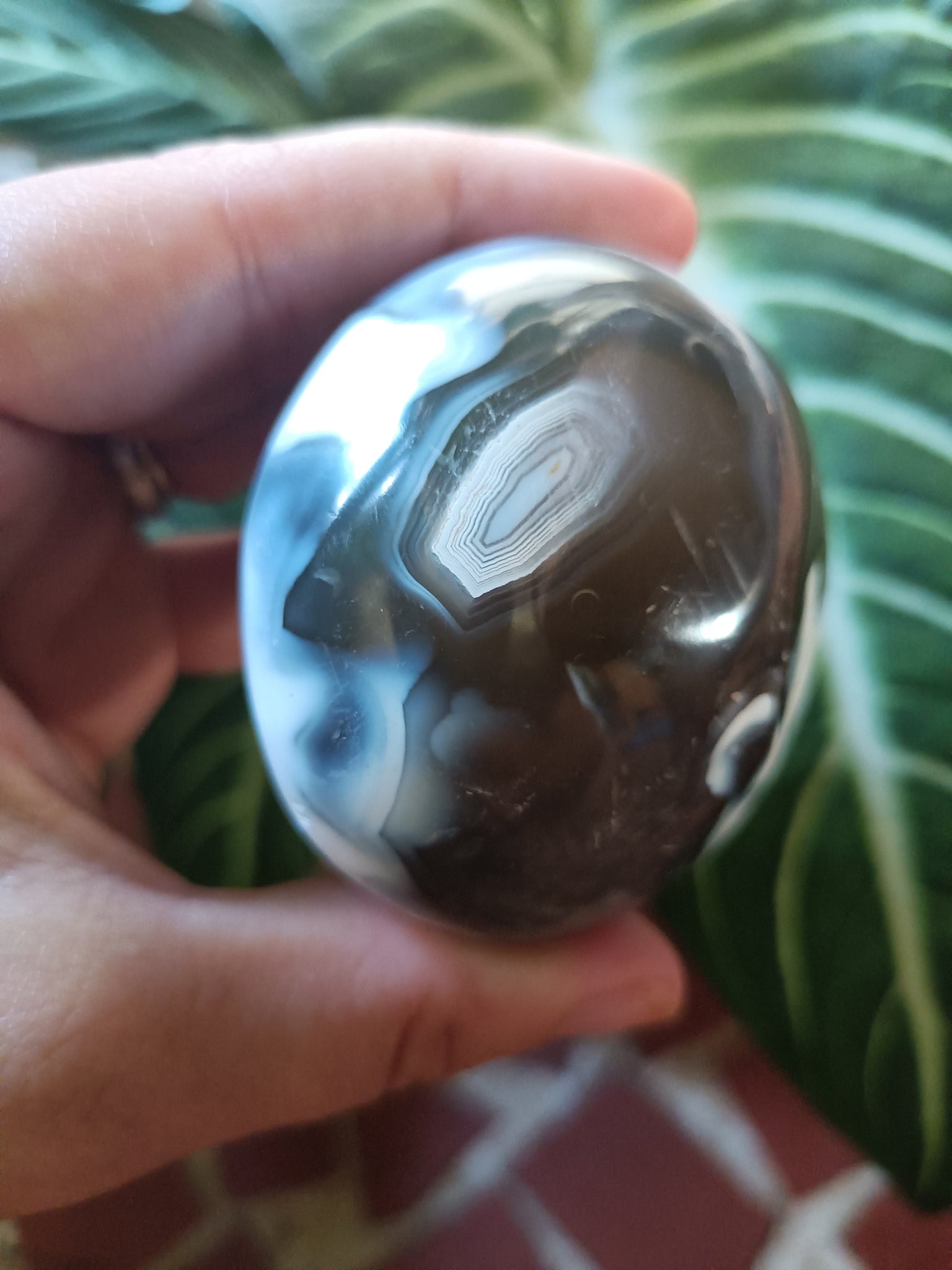 Orca Agate Palmstone A