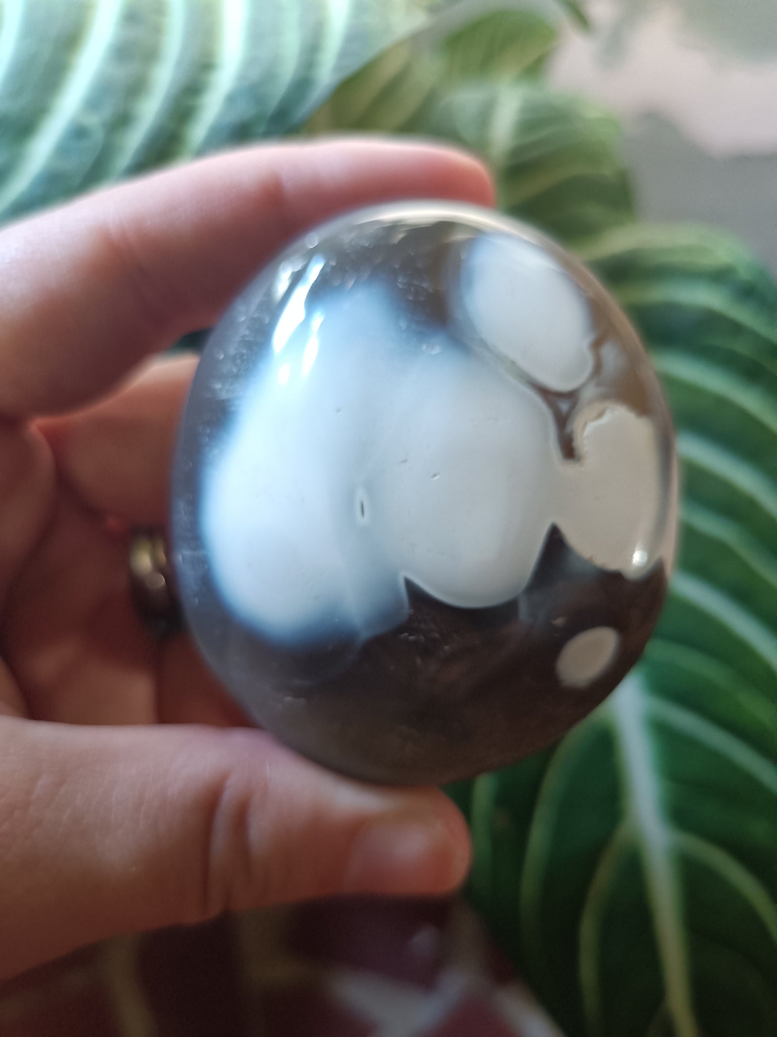 Orca Agate Palmstone B