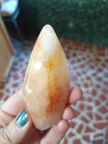 Fire Quartz Teardrop Freeform B