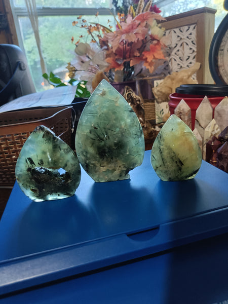 Prehnite Teardrop Freeform