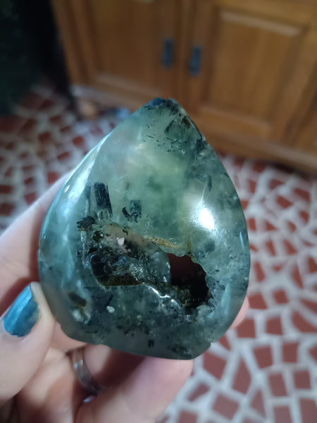 Prehnite Teardrop Freeform