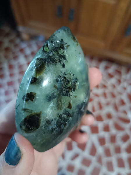 Prehnite Teardrop Freeform