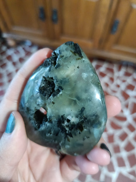 Prehnite Teardrop Freeform