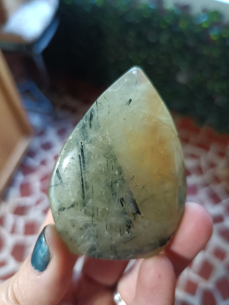 Prehnite Teardrop Freeform