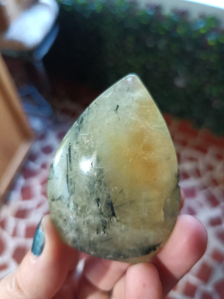 Prehnite Teardrop Freeform