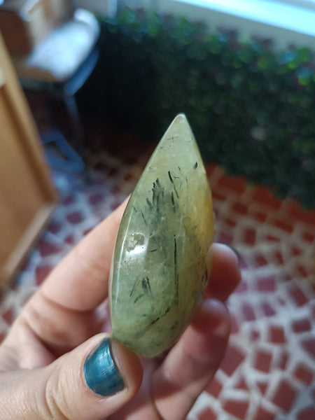 Prehnite Teardrop Freeform