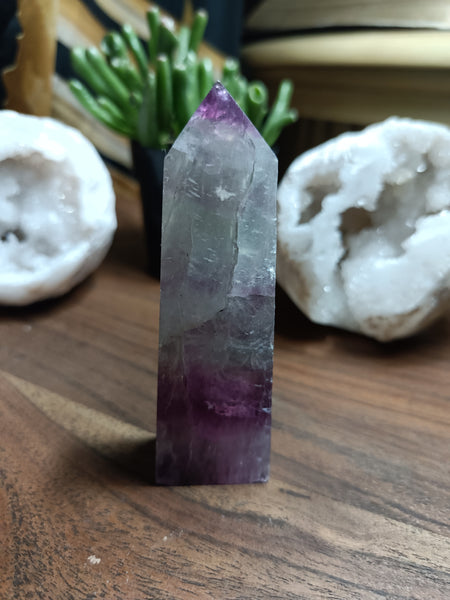 Watermelon Fluorite Tower