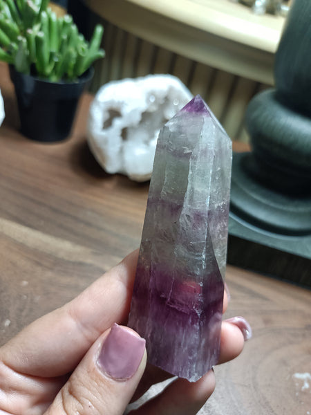 Watermelon Fluorite Tower