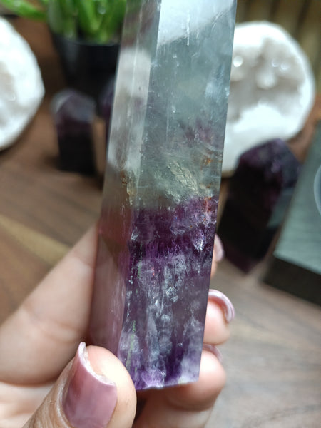 Watermelon Fluorite Tower