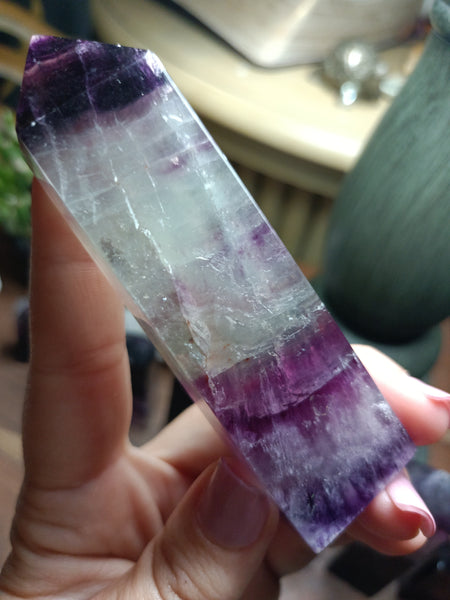 Watermelon Fluorite Tower