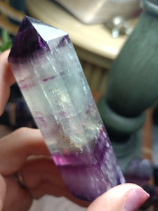 Watermelon Fluorite Tower