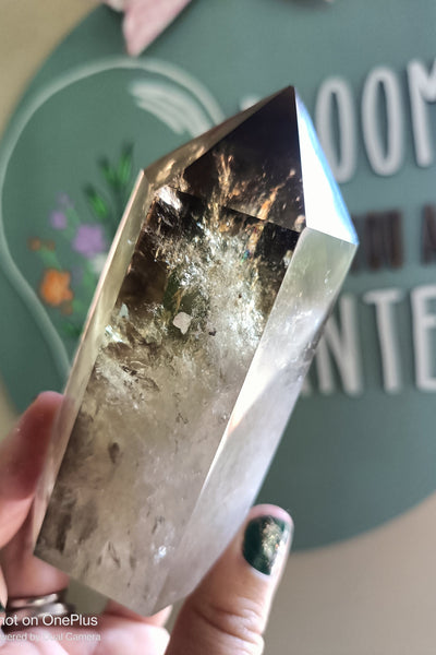 Smokey Citrine Obelisk