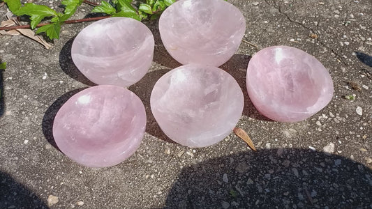 Rose Quartz Crystal Bowl