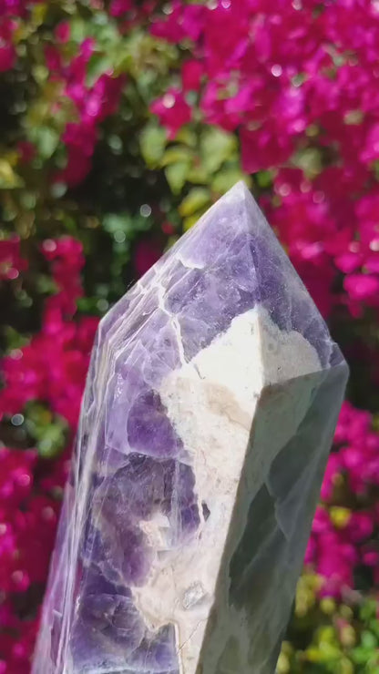 Dream Amethyst large crystal Tower