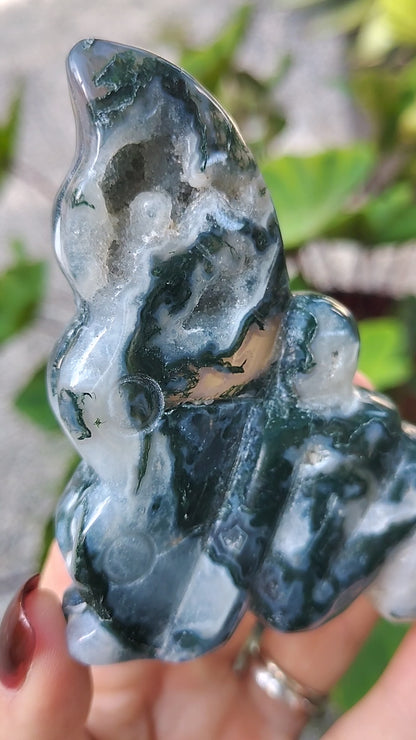 Fairy Crystal Goddess Moss Agate