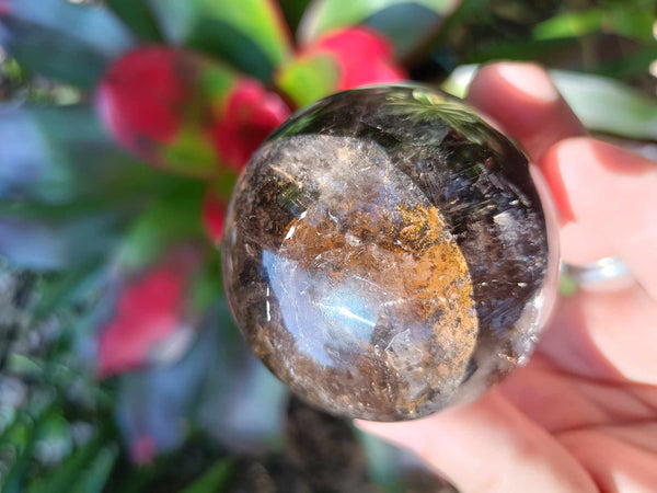 Smokey Quartz Crystal Sphere