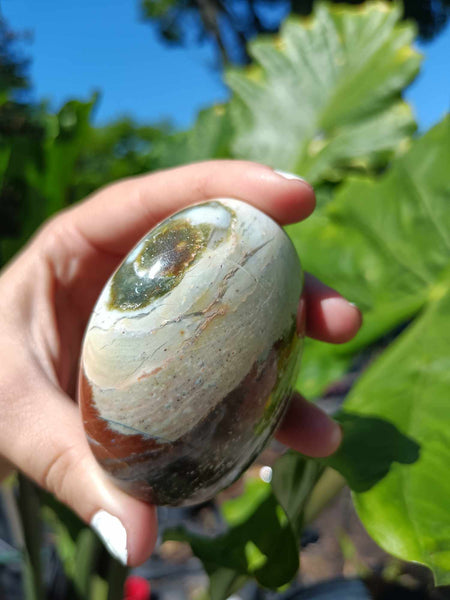 Ocean Jasper Crystal Palmstone