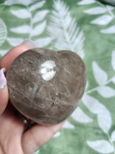 Smokey Quartz Crystal Heart