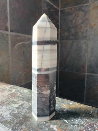 Yin and Yang Calcite Big Tower