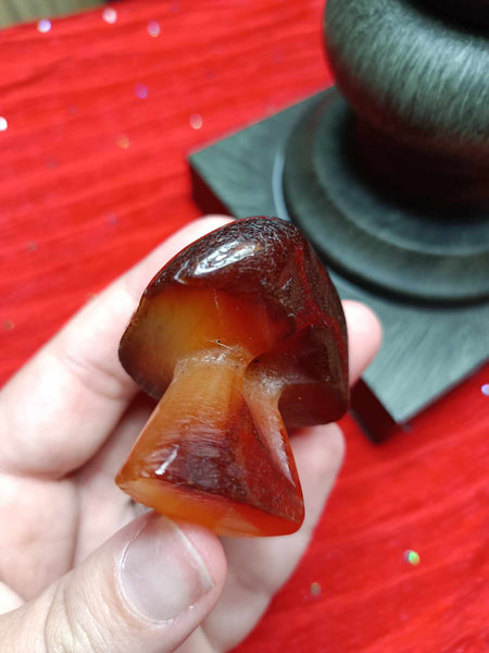 Agate Crystal Mushroom