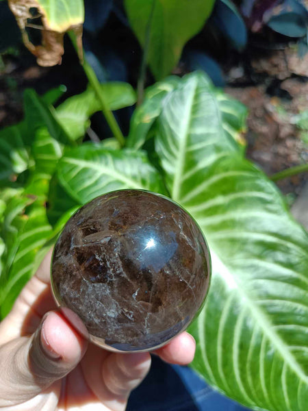 Smokey Quartz Crystal Sphere