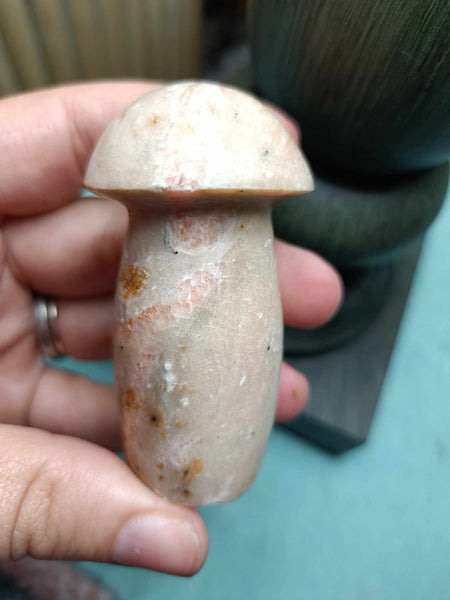 Natural Sandstone Crystal mushroom