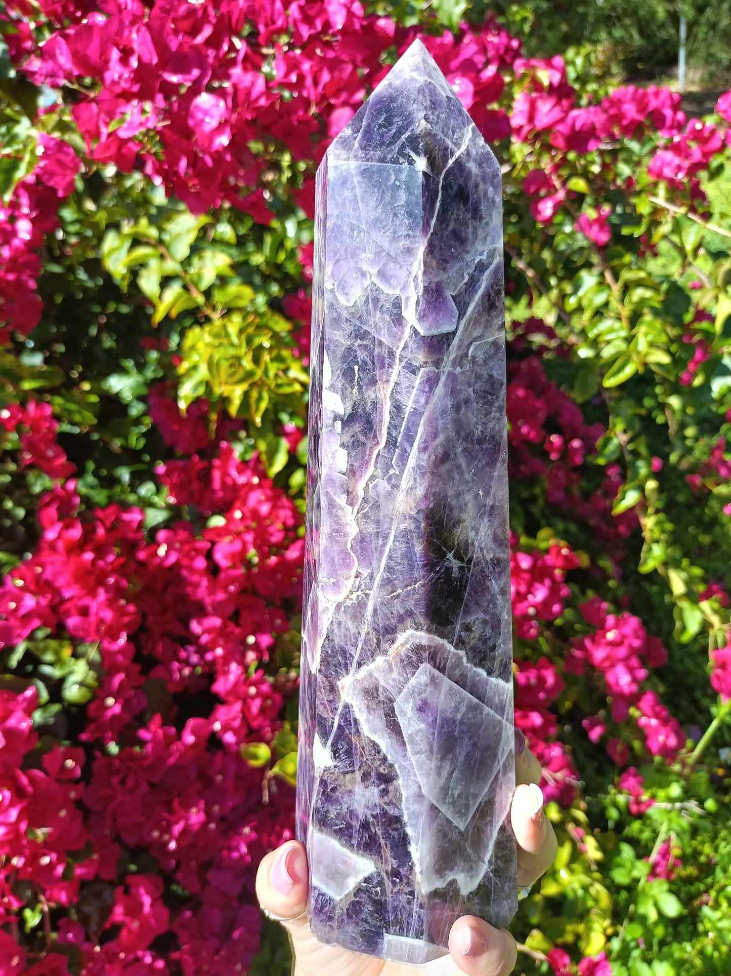 Dream Amethyst large crystal Tower