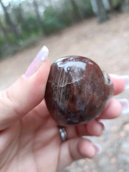 Fire Quartz Crystal Heart