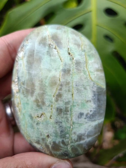Green Moonstone Palmstone Garnierite