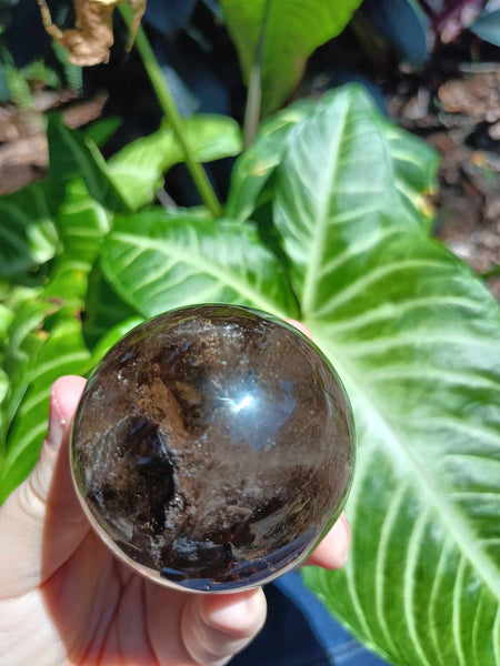 Smokey Quartz Crystal Sphere