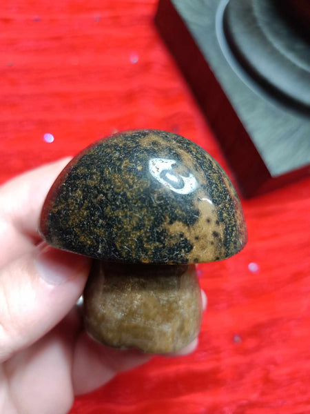 Ocean Jasper Crystal Mushroom