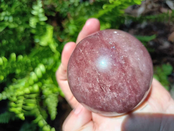 Strawberry Quartz Crystal Sphere