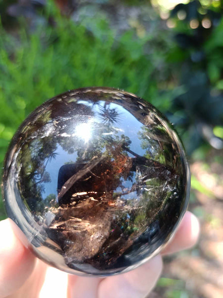 Smokey Quartz Crystal Sphere