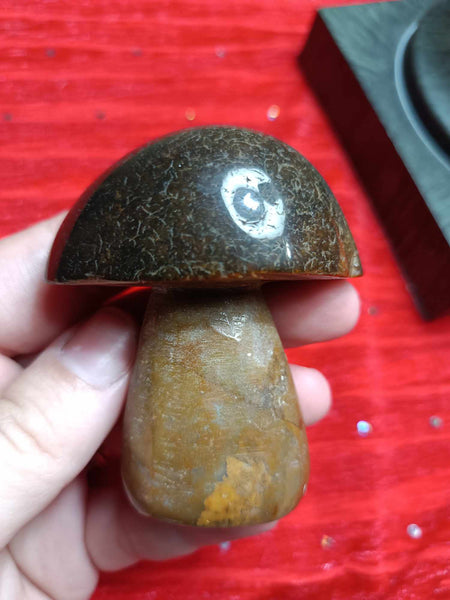 Ocean Jasper Crystal Mushroom